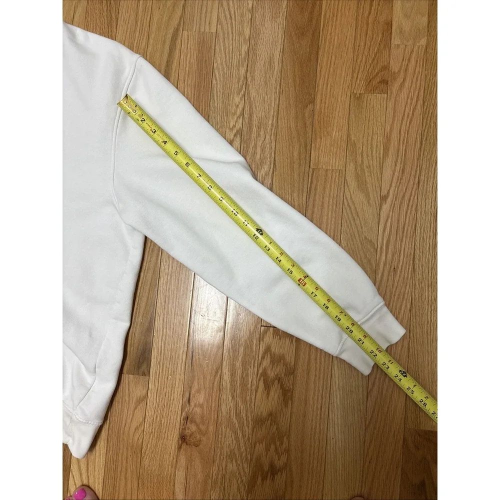 Vtg Nike White Tag 90's Men's‎ Size XL White Yellow Check Swoosh Sweatshirt USA